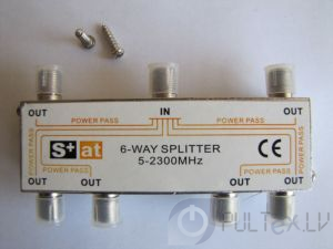 6-WAY Splitter (1/6 S206AP)